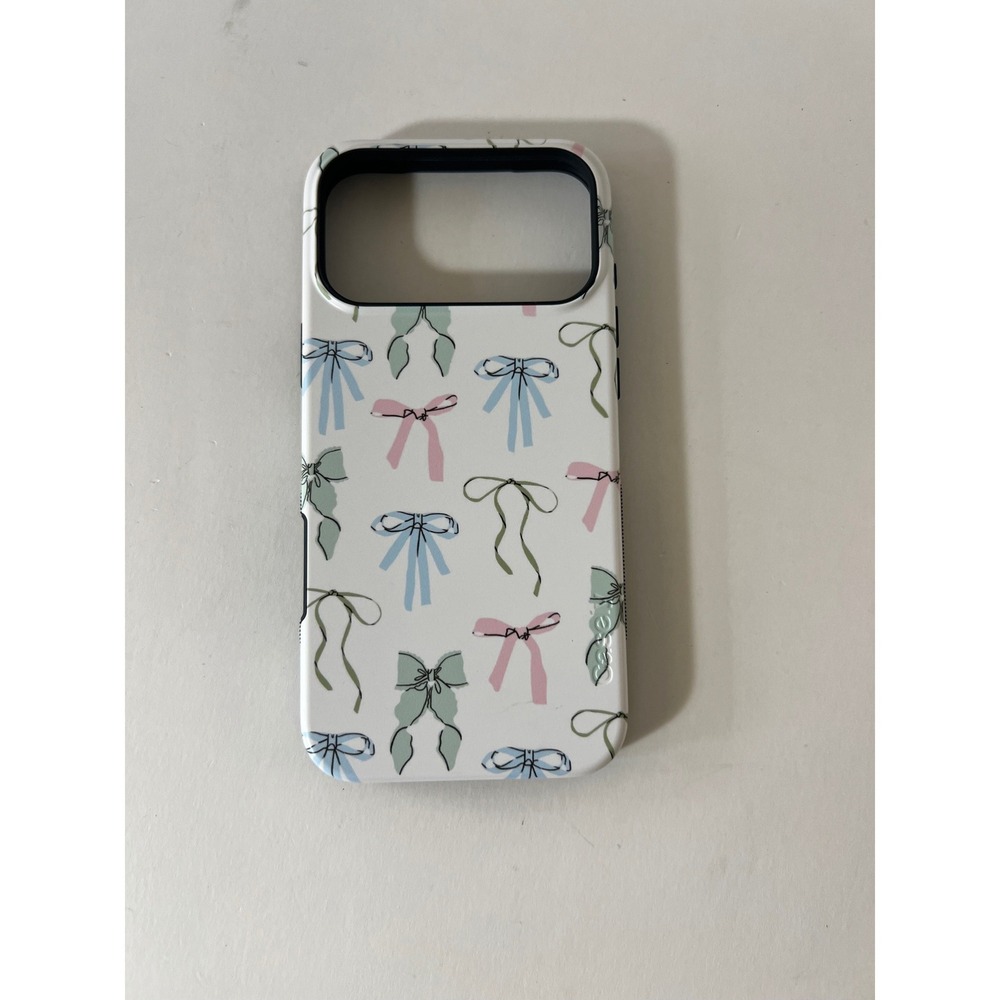 Casely iPhone 15 Pro Max Case Coquette Girlie Pastel Bows Pattern‎ MagSafe